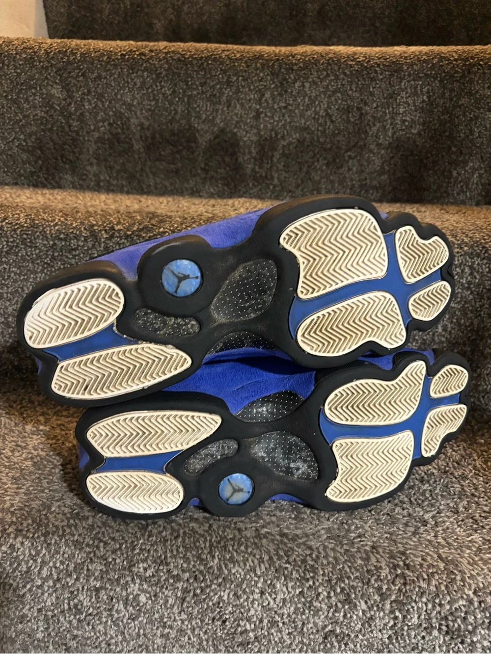 Jordan 13 Retro sneakers in Black and Hyper Royal Blue